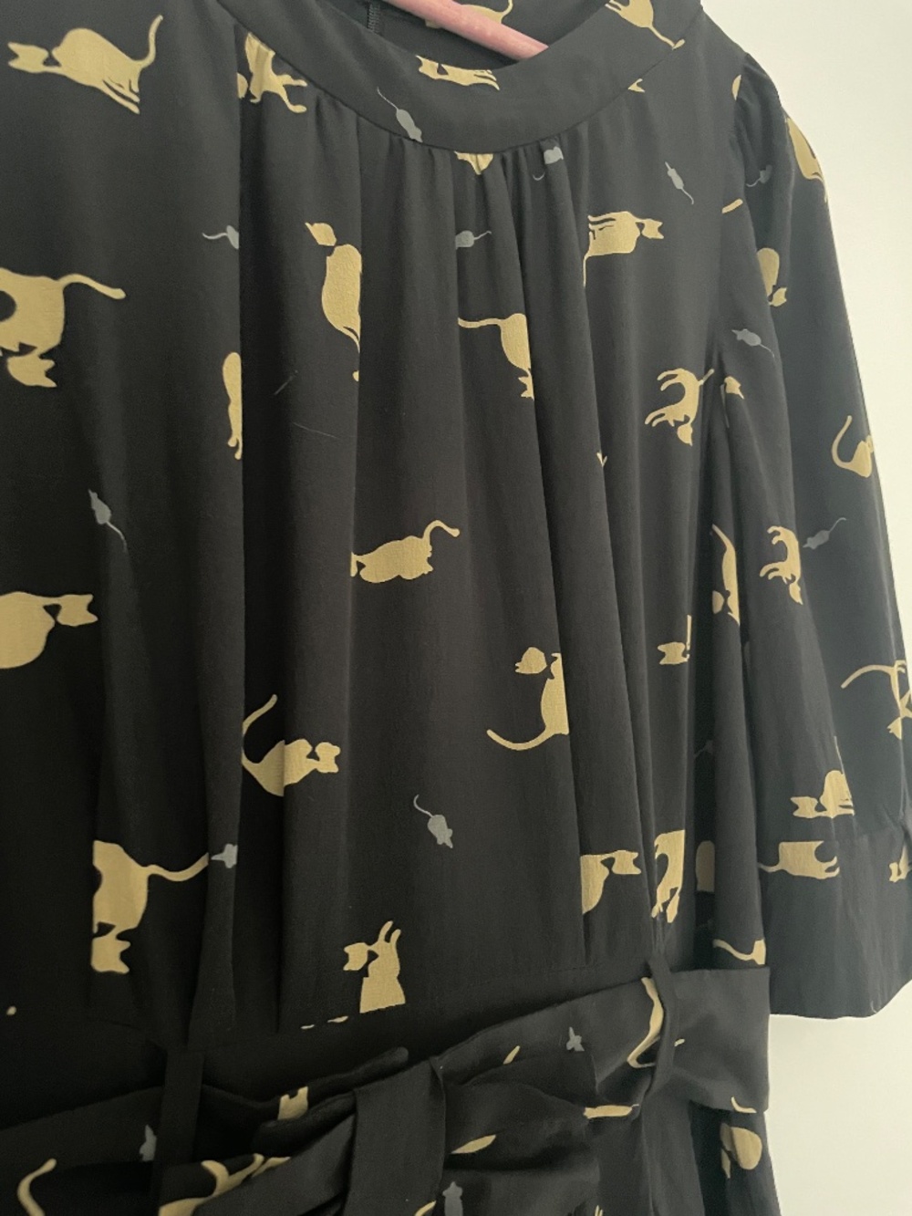Hobbs NW3 Annabel Cat Print Dress - As seen on Taylor Swift - rare! - Picture 6 of 7